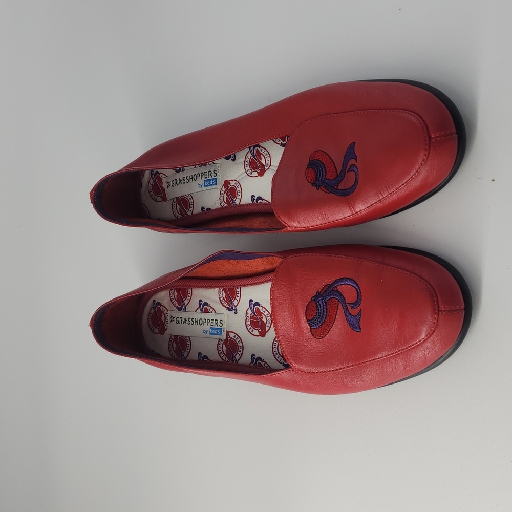 Grasshopper Loafer Red Hat Society Size 6 1/2M